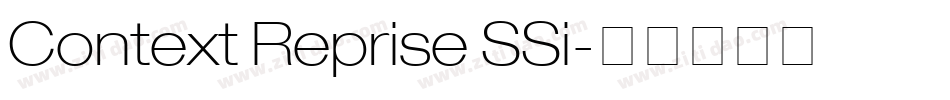 Context Reprise SSi字体转换